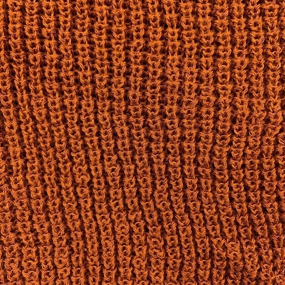 Forever 21 Tank Top Womens Small V Neck Knitted Orange - Picture 5 of 6